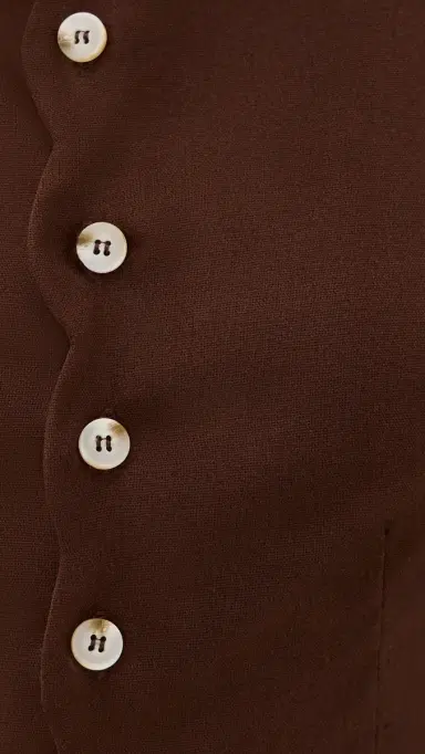 SEVEN WONDERS Stella Mini Dress Chocolate S | Thumbnail 6