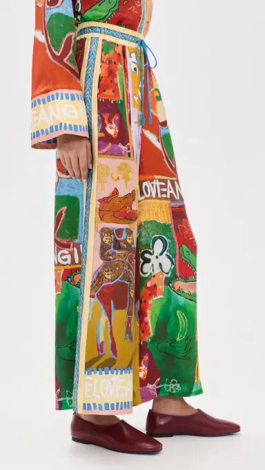 ALÉMAIS Mlak Silk Pants Multi | Thumbnail 4