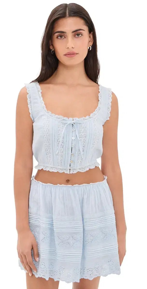 LoveShackFancy Blyss Top BUE FINCH