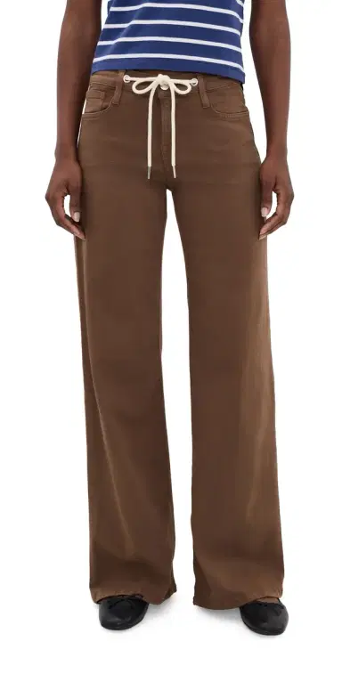 Joe's Jeans The Lou Lou Drawstring Pants Chocolate 28 | Thumbnail 1 Joe's Jeans The Lou Lou Drawstring Pants Chocolate 28 | Thumbnail 1