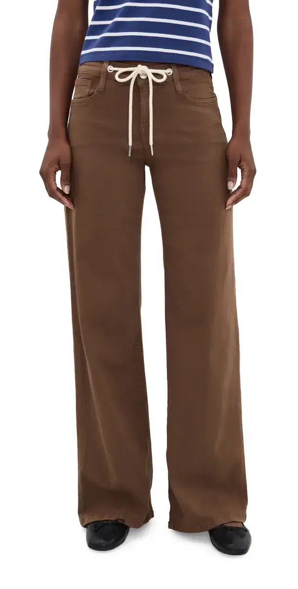The Lou Lou Drawstring Pants Chocolate