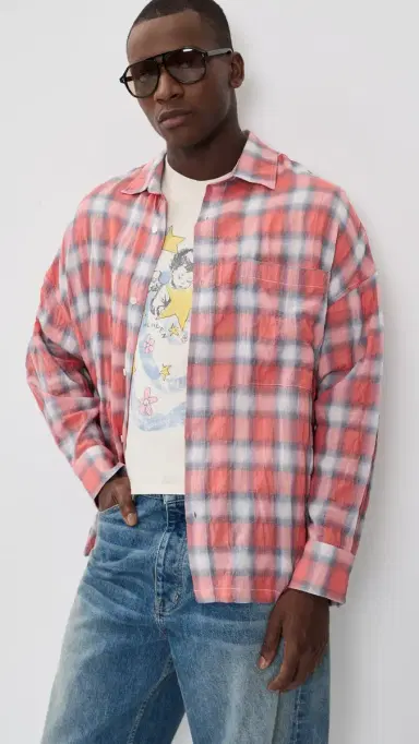 Nahmias Featherweight Plaid Button Up | Thumbnail 2 Nahmias Featherweight Plaid Button Up | Thumbnail 2