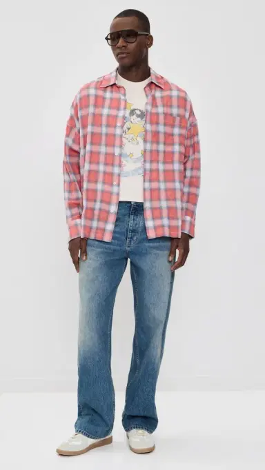 Nahmias Featherweight Plaid Button Up | Thumbnail 5 Nahmias Featherweight Plaid Button Up | Thumbnail 5