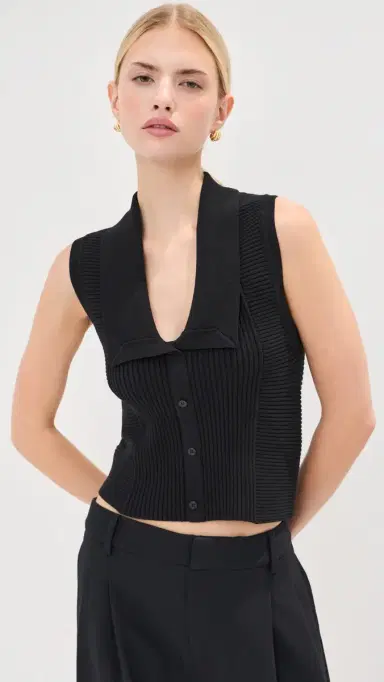 LE BOP Noa Ribbed Tank Top | Thumbnail 3