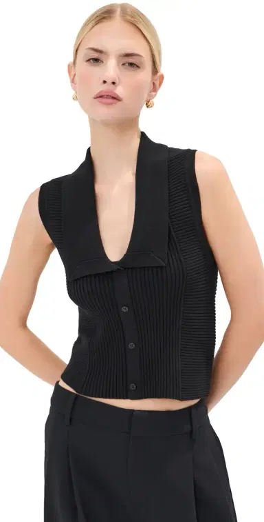LE BOP Noa Ribbed Tank Top | Thumbnail 1