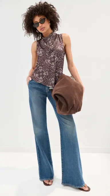 LE BOP Riley Blouse Brown Bandana L | Thumbnail 5