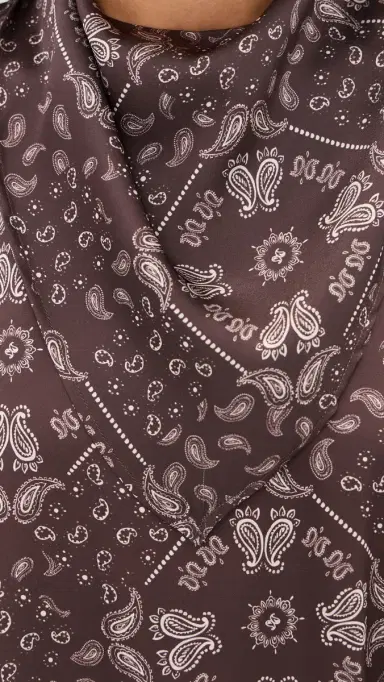 LE BOP Riley Blouse Brown Bandana L | Thumbnail 6