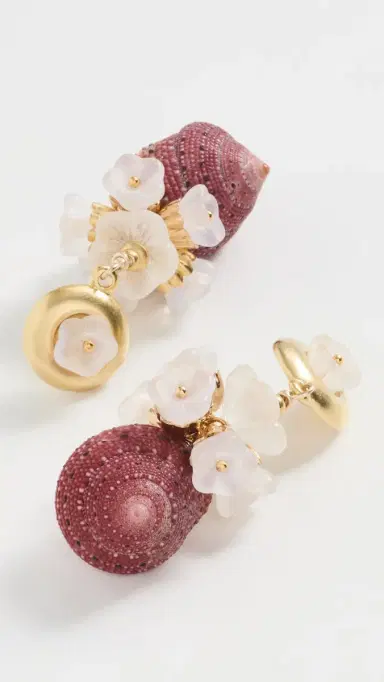 Brinker + Eliza Strawberry Sunset Earrings Strawberry Multi One Size | Thumbnail 4