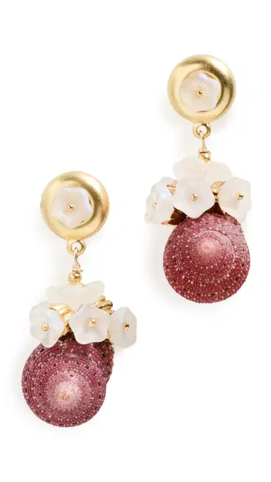 Brinker + Eliza Strawberry Sunset Earrings Strawberry Multi One Size | Thumbnail 5