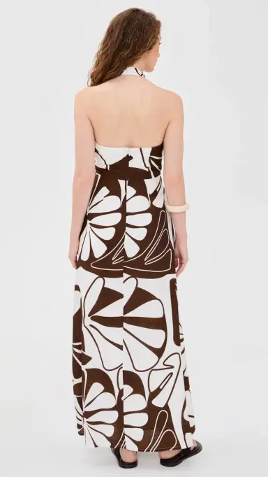 SEVEN WONDERS aga Maxi Dress andy Chocolate/White | Thumbnail 3