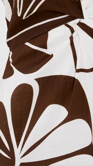SEVEN WONDERS aga Maxi Dress andy Chocolate/White | Thumbnail 6