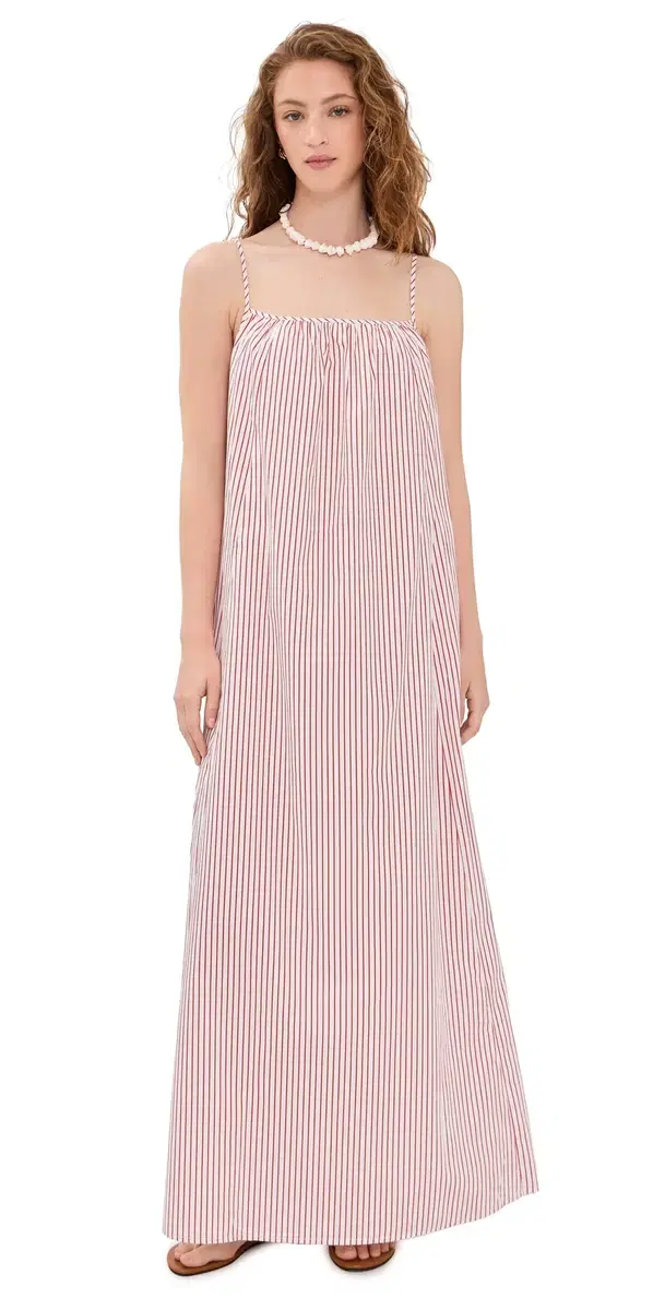 o.p.t o. p.t arket Cotton axi Dress Red Stripe