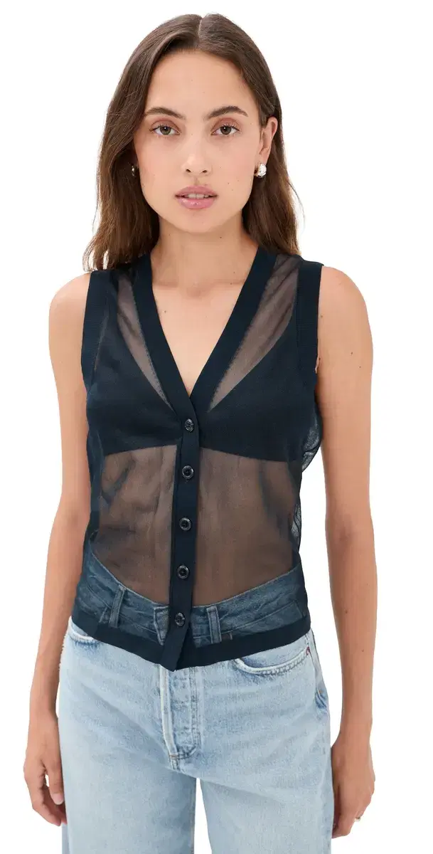 heer Knit Vest apphire
