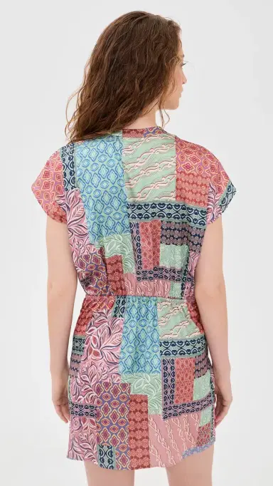 Misa Mika Dress Oasis Patchwork | Thumbnail 3 Misa Mika Dress Oasis Patchwork | Thumbnail 3
