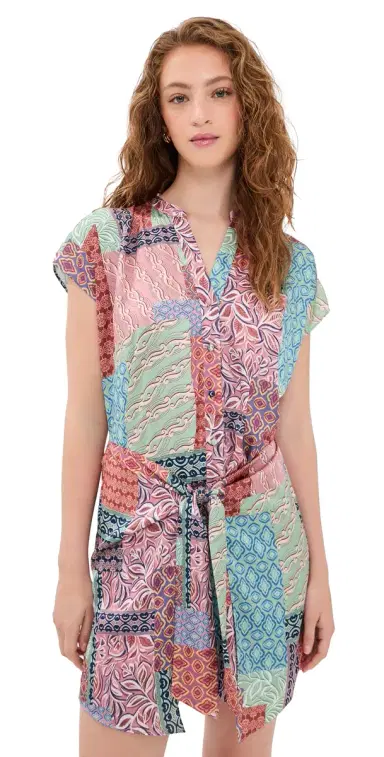 Misa Mika Dress Oasis Patchwork | Thumbnail 1 Misa Mika Dress Oasis Patchwork | Thumbnail 1