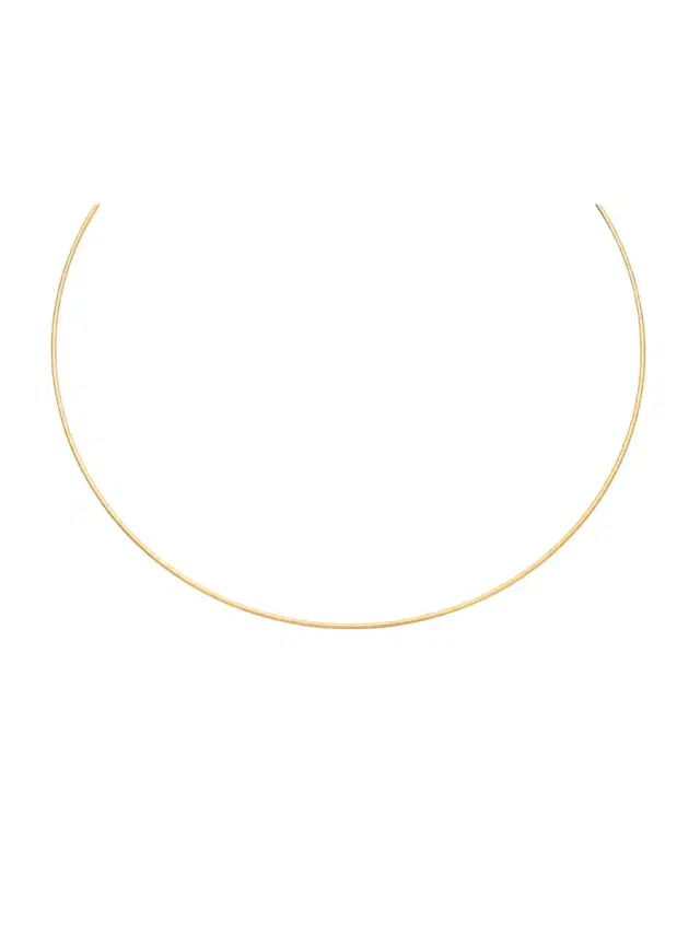 Wish Fine Jewelry 18K Gold Wire Collar Choker Necklace