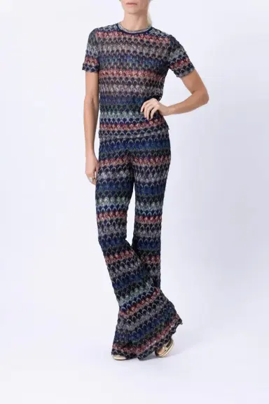 Missoni Knit Trouser - Multicolor Dark | Thumbnail 2