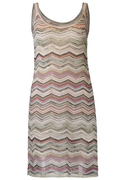 Missoni Sleeveless Short Dress - Multicolor Light | Thumbnail 1
