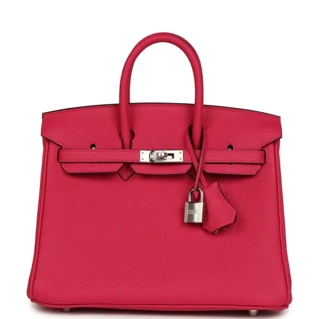 hermes Hermes Birkin 25 Rose Mexico Togo Palladium Hardware