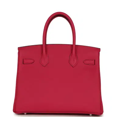 HERMÈS Hermes Birkin 30 Rose Mexico Togo Palladium Hardware | Thumbnail 4 HERMÈS Hermes Birkin 30 Rose Mexico Togo Palladium Hardware | Thumbnail 4