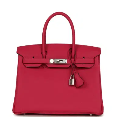 HERMÈS Hermes Birkin 30 Rose Mexico Togo Palladium Hardware | Thumbnail 1 HERMÈS Hermes Birkin 30 Rose Mexico Togo Palladium Hardware | Thumbnail 1
