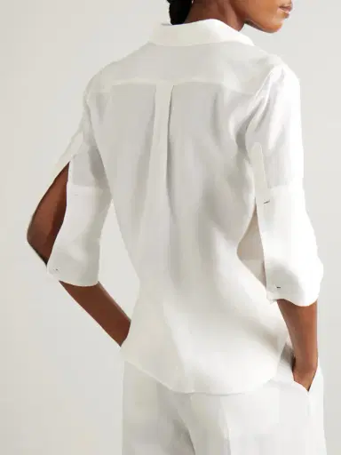 Another Tomorrow Linen Shirt | Thumbnail 4