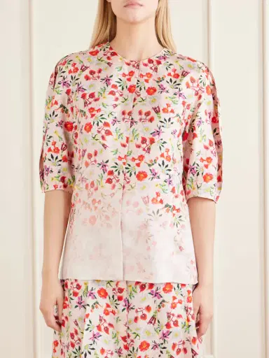 Gabriela Hearst Edify Floral-print Silk Blouse | Thumbnail 3