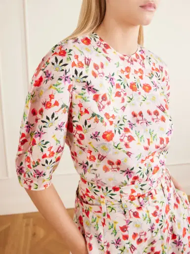 Gabriela Hearst Edify Floral-print Silk Blouse | Thumbnail 5