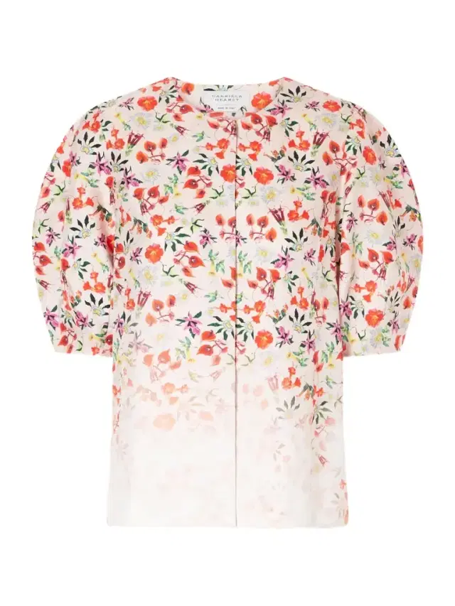 Gabriela Hearst Edify Floral-print Silk Blouse