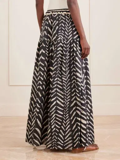 Johanna Ortiz Printed Cotton Maxi Skirt | Thumbnail 4 Johanna Ortiz Printed Cotton Maxi Skirt | Thumbnail 4