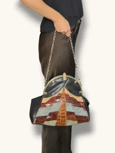 Jen Wonders Studio Exotic Skin Bag | Thumbnail 3 Jen Wonders Studio Exotic Skin Bag | Thumbnail 3