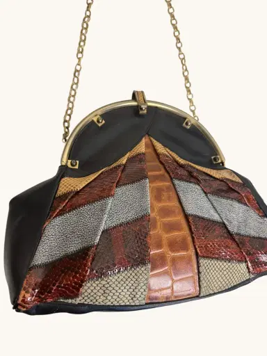 Jen Wonders Studio Exotic Skin Bag | Thumbnail 4 Jen Wonders Studio Exotic Skin Bag | Thumbnail 4