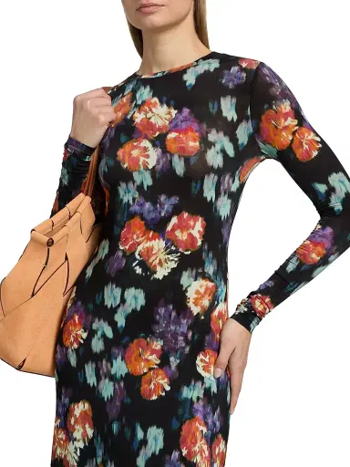 Ulla Johnson Women's Amari Floral Long-Sleeve Maxi Dress - Nocturne - Size XL | Thumbnail 6 Ulla Johnson Women's Amari Floral Long-Sleeve Maxi Dress - Nocturne - Size XL | Thumbnail 6