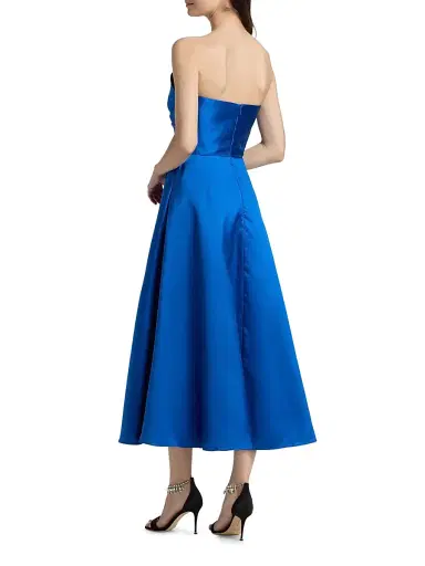 THEIA Women's Salem Strapless Cocktail Tea-Length Dress - Sapphire Eclipse - Size 16 | Thumbnail 5 THEIA Women's Salem Strapless Cocktail Tea-Length Dress - Sapphire Eclipse - Size 16 | Thumbnail 5