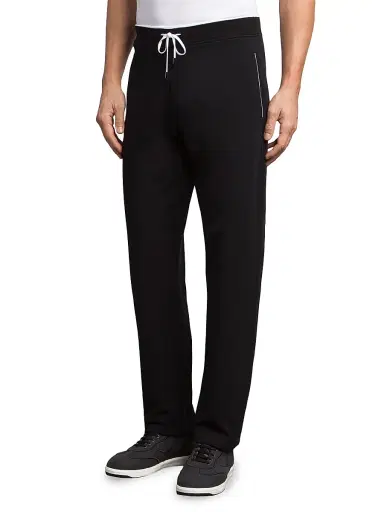 Stefano Ricci Men's Cotton Jogging Trousers Signature Eagle - Black | Thumbnail 2 Stefano Ricci Men's Cotton Jogging Trousers Signature Eagle - Black | Thumbnail 2