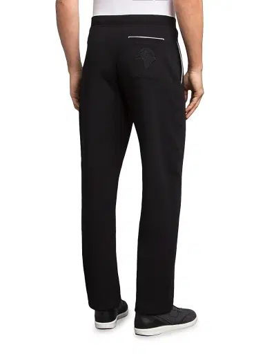 Stefano Ricci Men's Cotton Jogging Trousers Signature Eagle - Black | Thumbnail 3 Stefano Ricci Men's Cotton Jogging Trousers Signature Eagle - Black | Thumbnail 3
