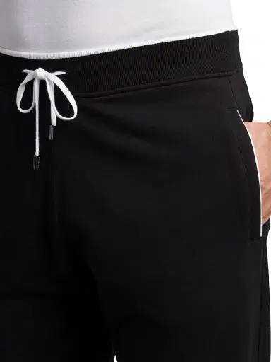 Stefano Ricci Men's Cotton Jogging Trousers Signature Eagle - Black | Thumbnail 5 Stefano Ricci Men's Cotton Jogging Trousers Signature Eagle - Black | Thumbnail 5