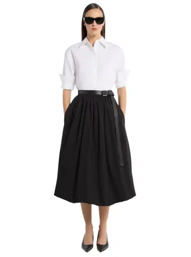 Michael Kors Collection Cotton Poplin Bubble Skirt | Thumbnail 1