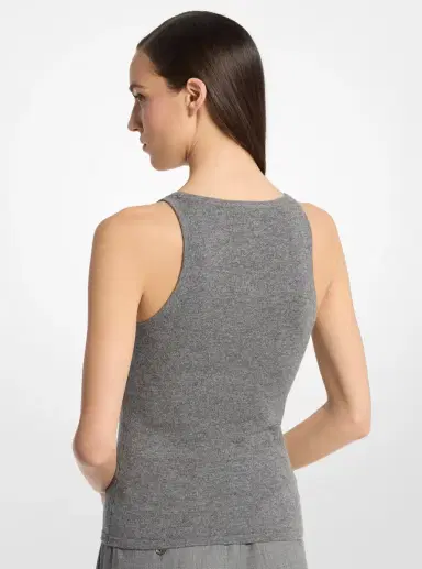 Michael Kors Collection Cashmere Blend Tank Top | Thumbnail 3