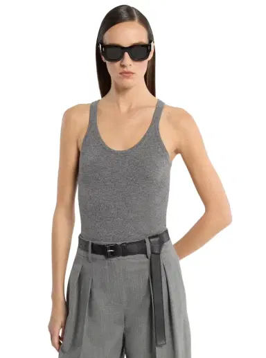 Michael Kors Collection Cashmere Blend Tank Top | Thumbnail 1