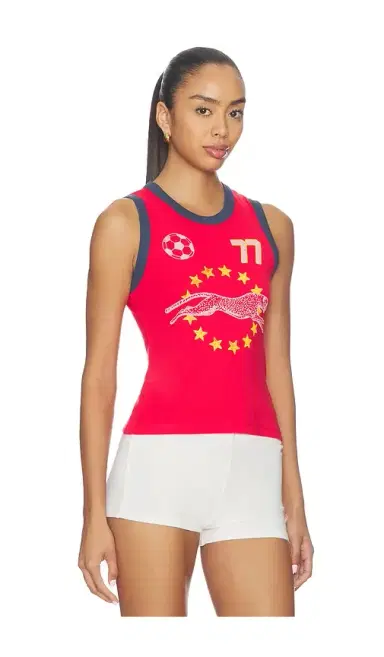 DAYDREAMER Team Cheetah Shrunken Tank Top | Thumbnail 2