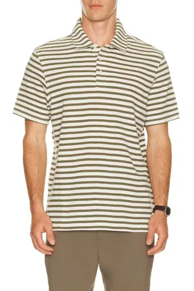 Barbour Farlam Striped Tailored Polo | Thumbnail 3