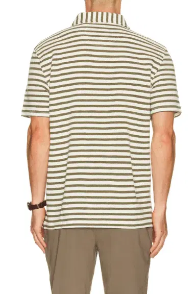 Barbour Farlam Striped Tailored Polo | Thumbnail 4