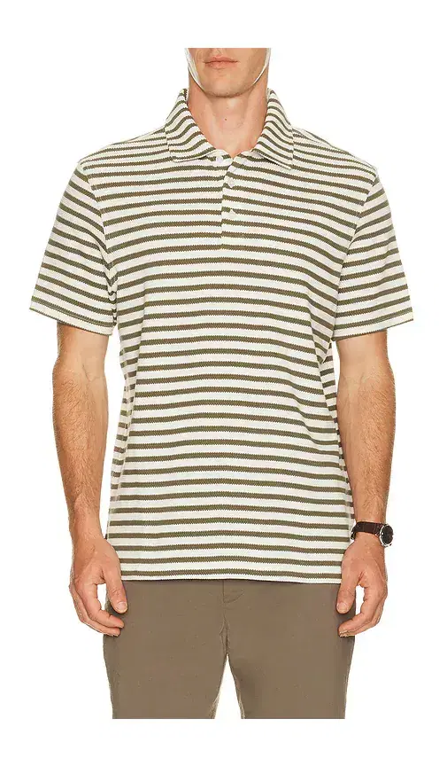 Farlam Striped Tailored Polo