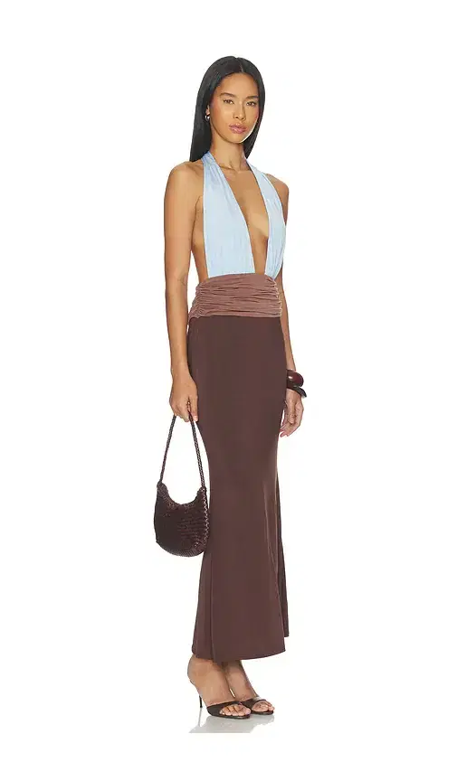 Jenni Maxi Plunge Dress