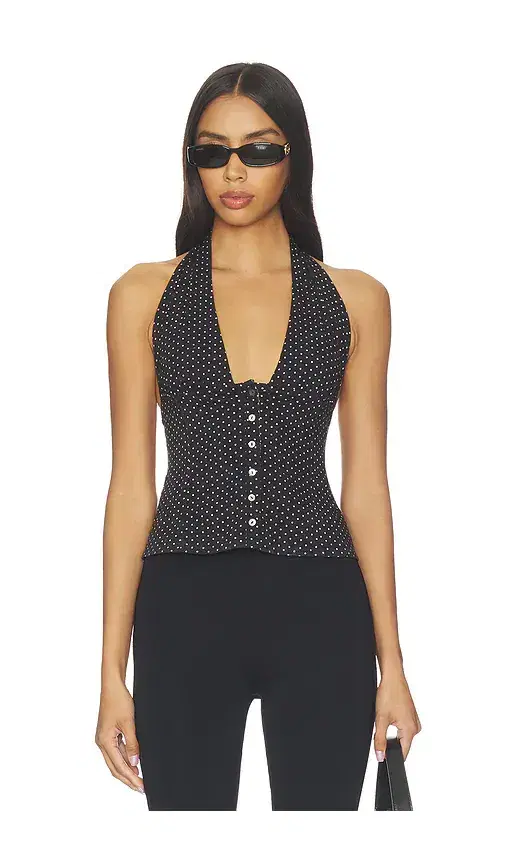 Free People Ramona Printed Halter Top