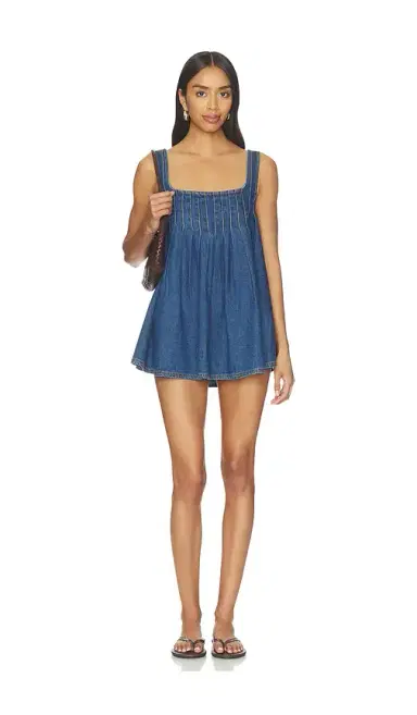 Free People Katie Denim Tunic | Thumbnail 1 Free People Katie Denim Tunic | Thumbnail 1
