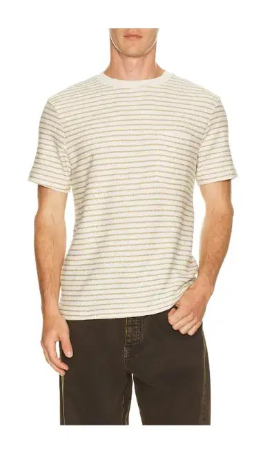 Frame Ribbed Striped Tee | Thumbnail 1