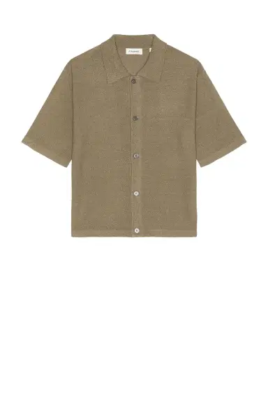Frame Light Cotton Silk Short Sleeve Cardigan | Thumbnail 6 Frame Light Cotton Silk Short Sleeve Cardigan | Thumbnail 6
