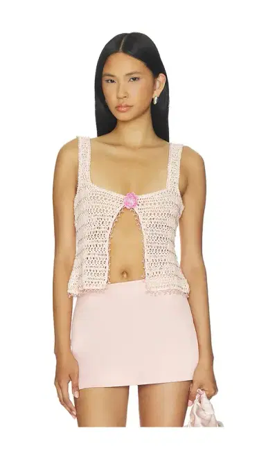 For Love & Lemons Lulu Beaded Tank Top | Thumbnail 1 For Love & Lemons Lulu Beaded Tank Top | Thumbnail 1